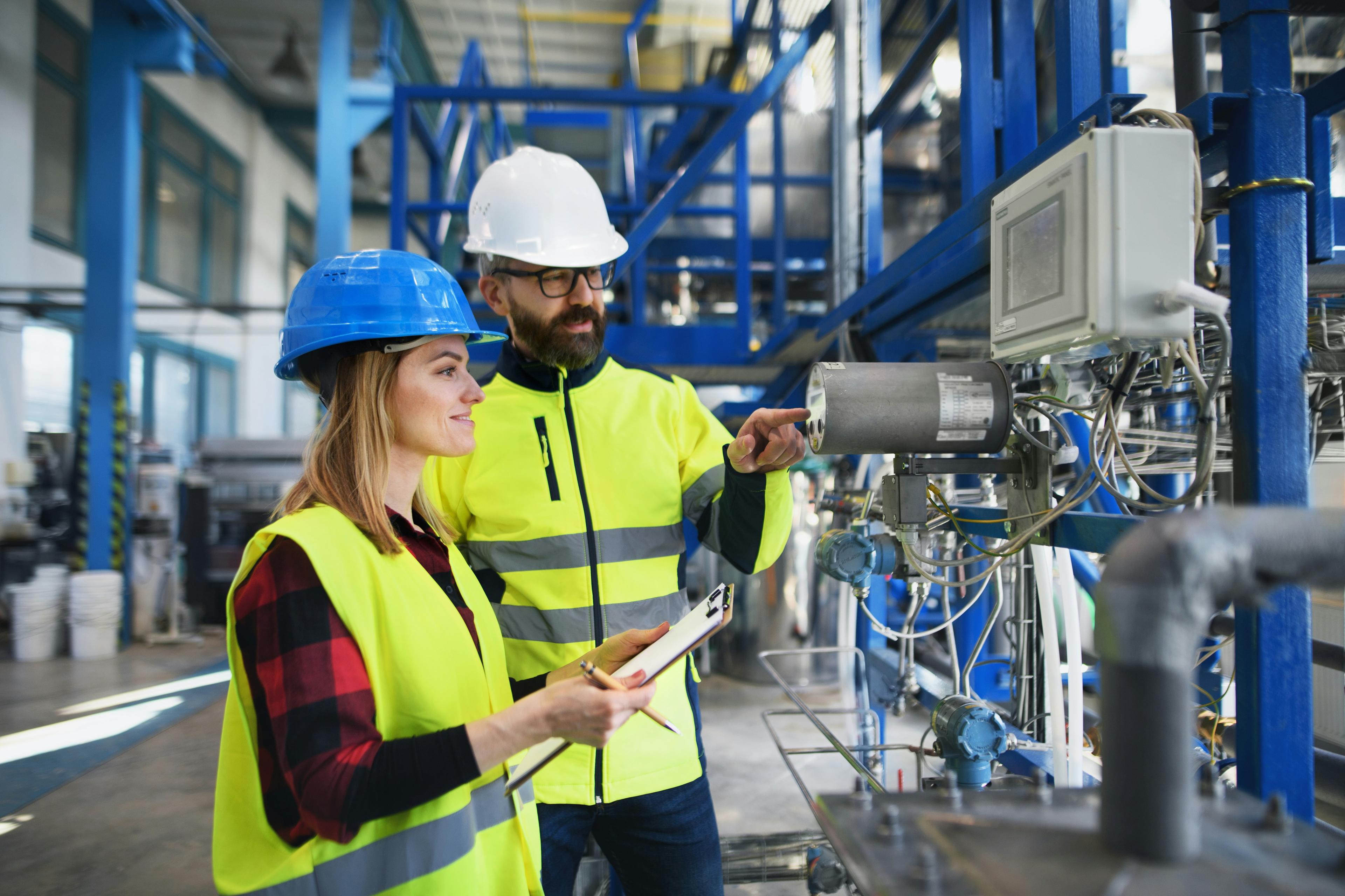 Factory interior